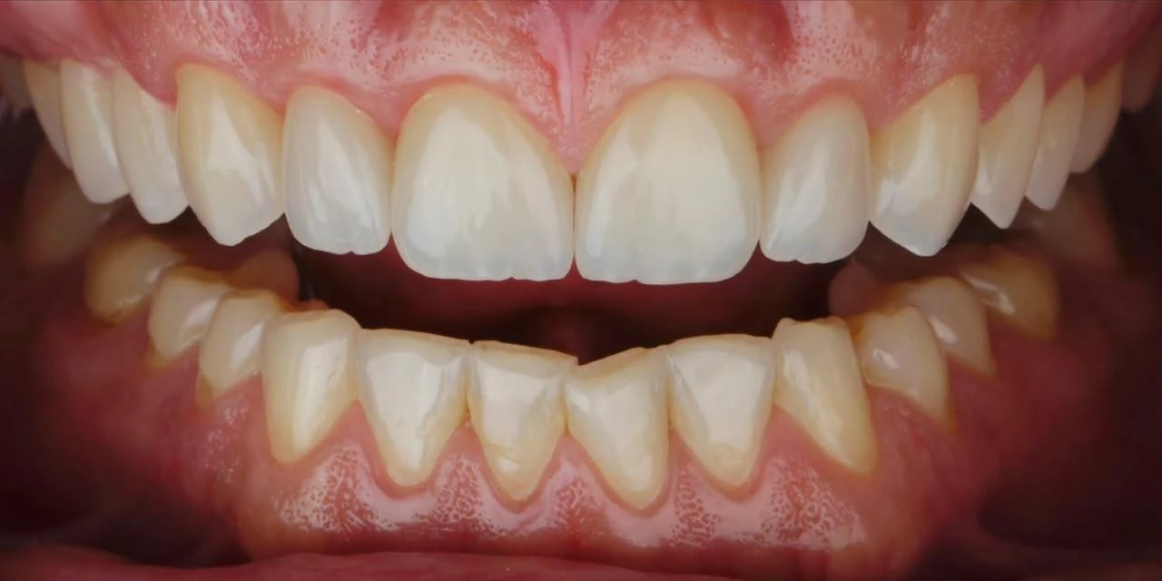 Depois: Lentes de contato dental